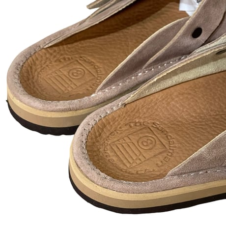 SANDALMAN "clog suede × bullhide " (sand) unisex