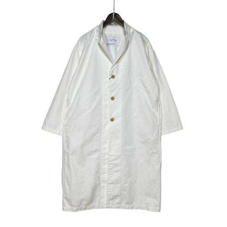 CAERULA PER LIGHTS"10oz denim stan coat"(white)unisex