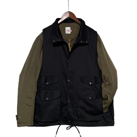 PORTRAITE"over vest"(cotton twill black)unisex
