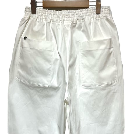 Linen ya"cotton stretch easy pants"(white)women's