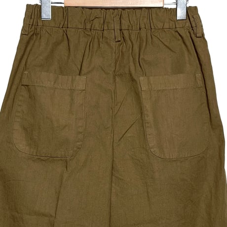TigreBrocante"zinbabwe wide 8分丈 pants“(beige)women's