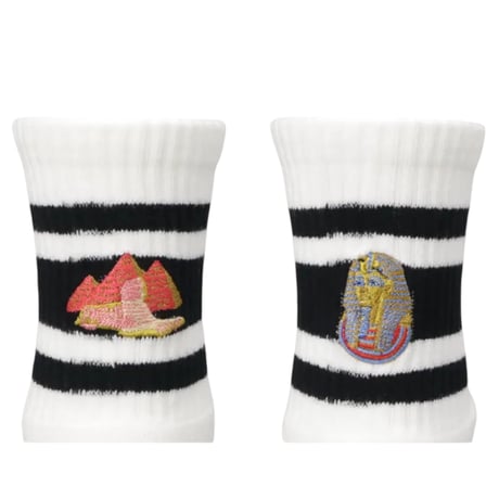 decka quality socks"SHOWATABÉ by BRÚ NA BÓINNE"Skater Socks | Embroidery