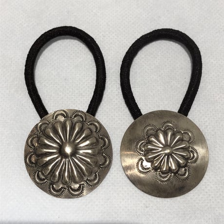 indian jewelry “navajo made “ stamped concho heir elastic 3