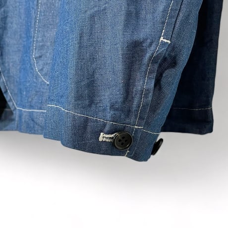 H.UNIT "C/L chambray easy jacket"(indigo) unisex