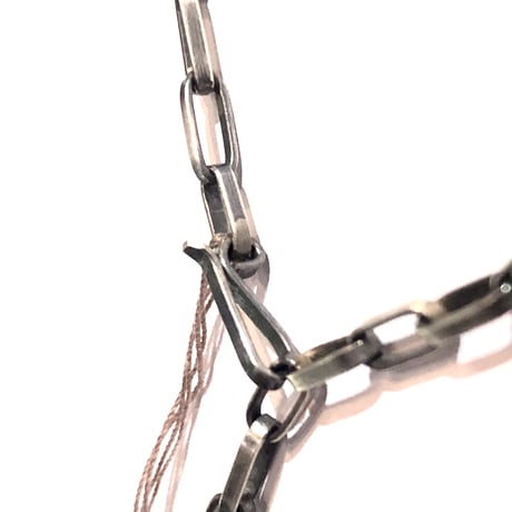 indian jewelry"Leon Gumawunu(hopi)" hand made hopi chain