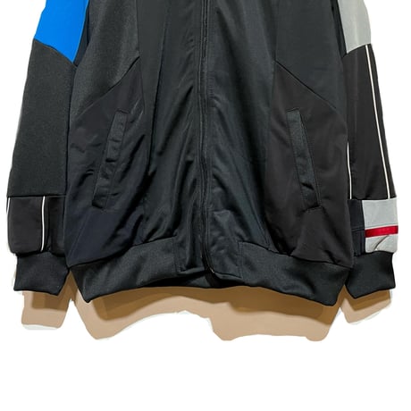 yoused"patchwork loose jog top"(black.C)unisex