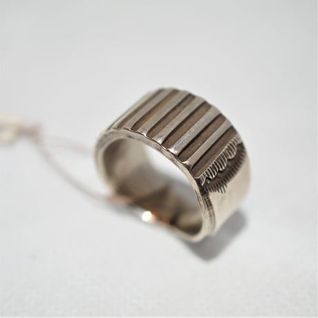 indian jewelry "elvira bill(navajo)"stamped ring B
