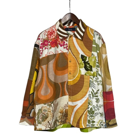 TigreBrocante"Euro Vintge Curtain MIX Venice Beach Long Sleeve Shirts"(asst)size S
