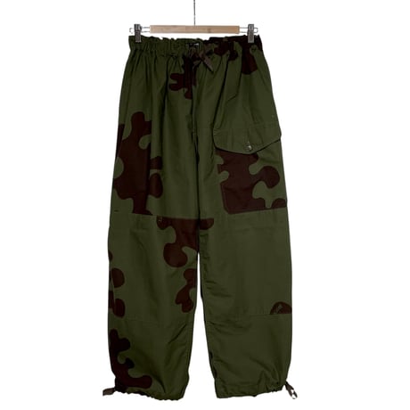 TigreBrocante"TB AMEBA CAMO over string cargo pants“(khaki)unisex
