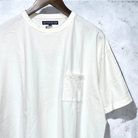 TigreBrocante"20/1 combo 天竺 venice beach pocket-T"(white)unisex