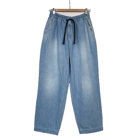 H.UNIT "denim easy pants"(used wash)unisex