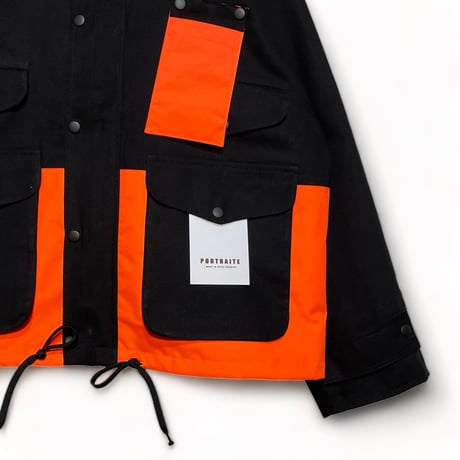 PORTRAITE"classic field jacket short"(hi-vis orange)unisex