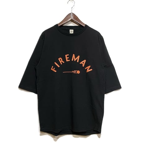 Jackman"The MAN H/S T-shirts"(FIREMAN/black) unisex