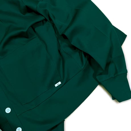 amne "giza round cardigan" (green) unisex