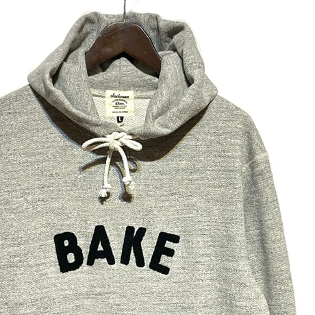 Jackman"GG sweat pullover paraka BAKE"(heather gray) unisex