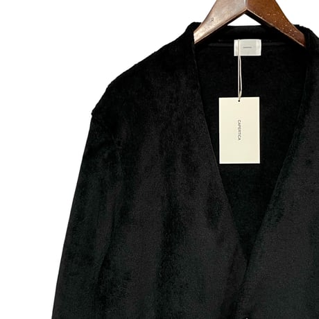 COLINA "High Loft Fleece / Collar Less Jacket"(black) unisex