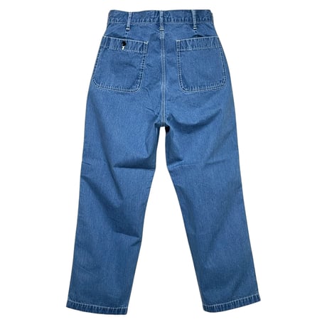 TigreBrocante"10.5oz flat denim baker pants"(indigo fade)unisex