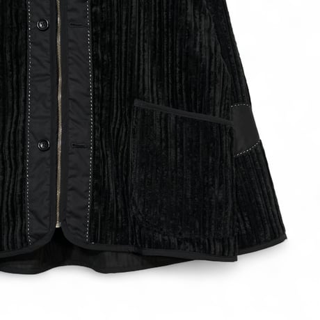FUNSET OF ART "jumbo cord liner jacket"(black)unisex
