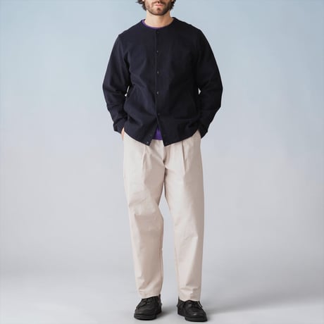 Jackman"Back Nep Umps Pants"(rosin white) unisex