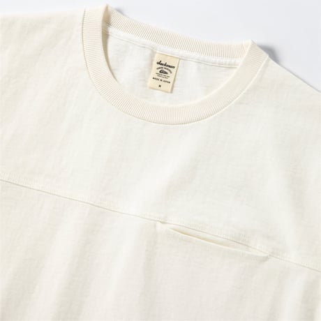 Jackman"DOTSUME pocket HS T-Shirts"(white) unisex