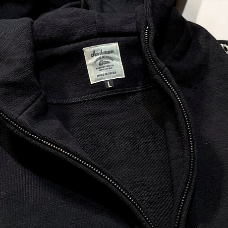 Jackman"GG sweat zip parka "(black) unisex