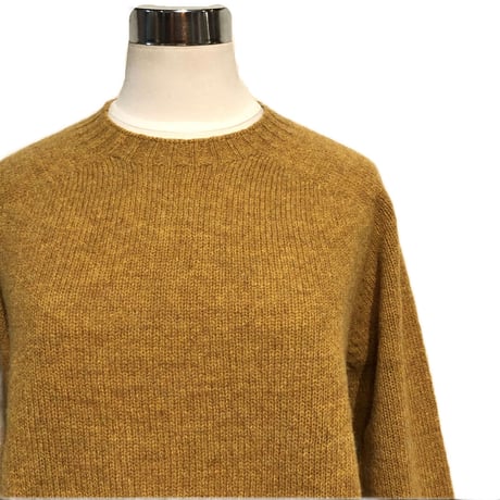 Harley of Scotland"oversized crewneck sweater(cumin)unisex