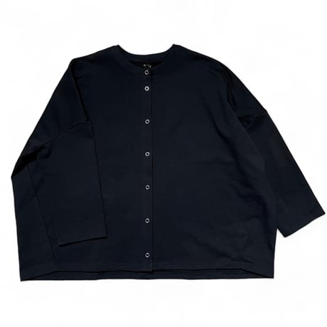 Linen ya"delave cardigan"(black)women's