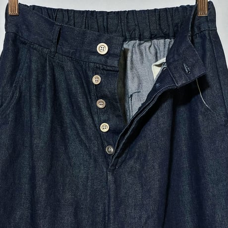 CAERULA PER LIGHTS"10oz denim wide pants"(navy)unisex