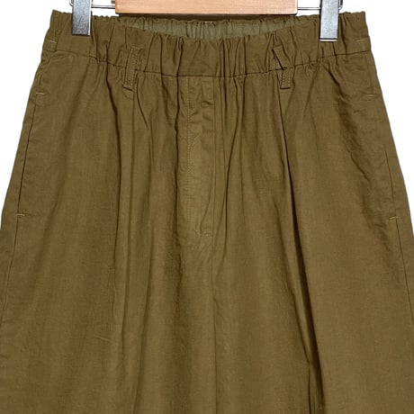 TigreBrocante"zinbabwe wide 8分丈 pants“(beige)women's