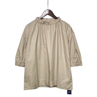 TigreBrocante"80typewriter fulffy stretch blouse"(beige)women's
