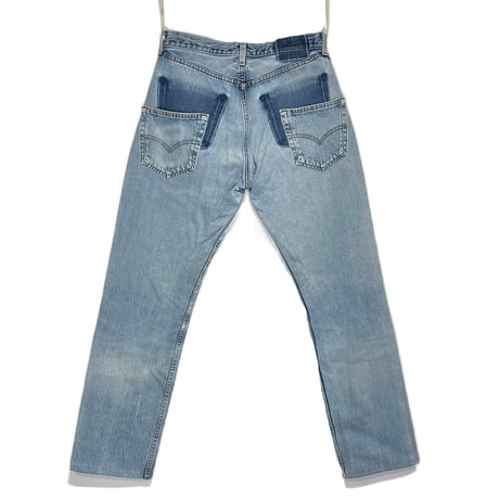 KNIFEWING "rebuild series" used US Levi's bandana crash denim(78A)unisex