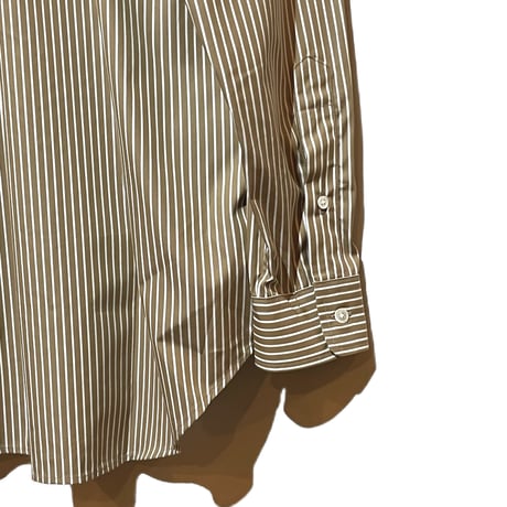 amne "stripe BC L/S shirts" (amber) unisex