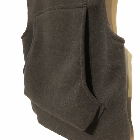 Day One Camouflage "hunting fleece vest with game pocket"(black)unisex