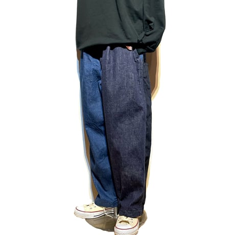 FUNSET OF ART “denim crazy fool pants"(indigo)unisex