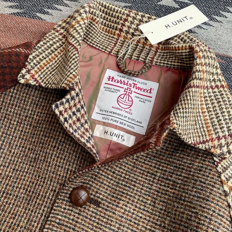 Harris Tweed×PORTER×BEAMS トリプルコラボチェック柄 Harris Tweed