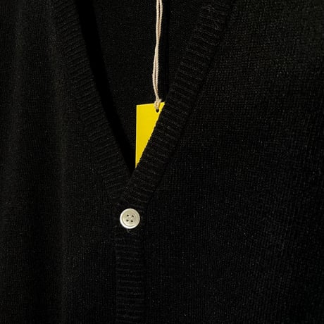 eyya"cotton boucle yarn cardigan"(black)unise