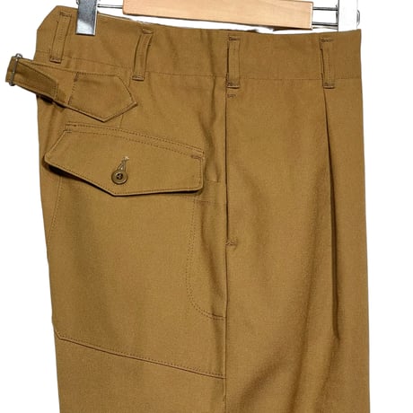 ASEEDONCLOUD"Handwerker cotton duck HW slacks" (camel) unisex