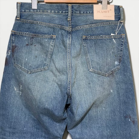 H.UNIT "13.5oz indigo selvage denim customize" (indigo) unisex
