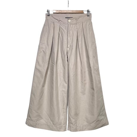 TigreBrocante"high-density cotton linen hakama pants“(beige)women's