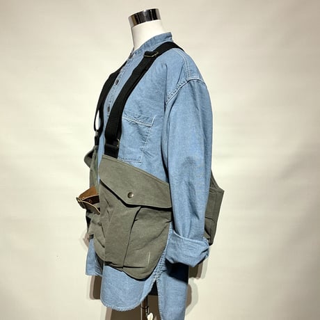 yoused "duck game vest(olive)unisex free