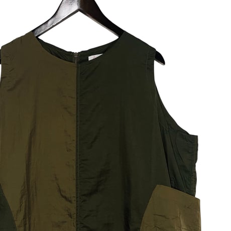 dip ltd "nylon switching onepiece" (olive combi)women's