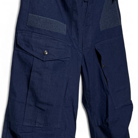 MOBTARIA"flight zip trousers"(indigo) unisex