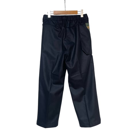 ASEEDONCLOUD"Handwerker wool flannel HW hands free trousers"(navy)unisex