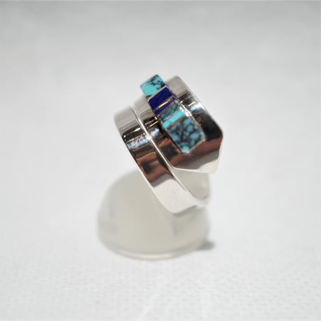 indian jewelry "PEF(navajo)"inlay ring