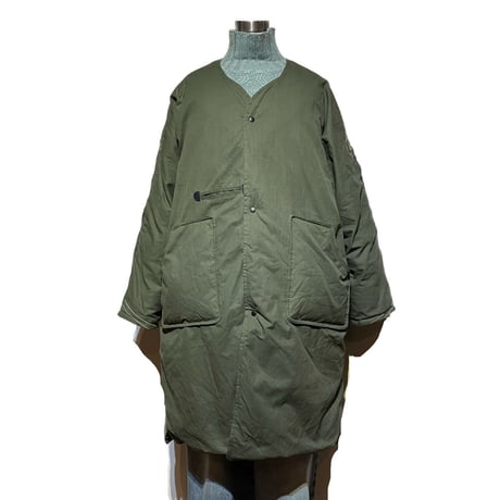 Slow Hands "recycle tent down coat for ARCHIVE"(olive)S-A unisex