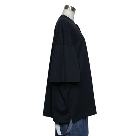 CAERULA PER LIGHTS"jersey wide henly"(black)unisex