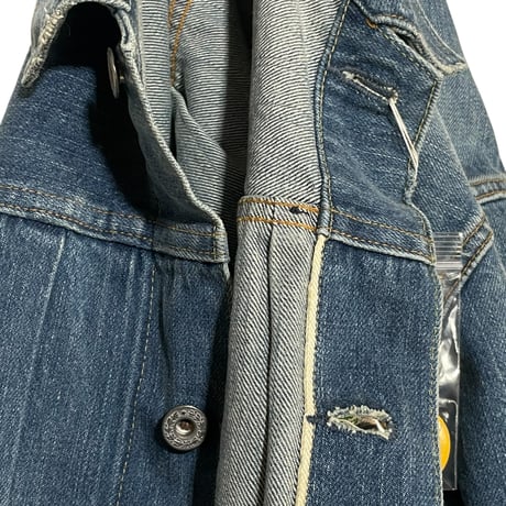 H.UNIT "13.5oz selvage deinim work jacket used wash"( indigo)unisex