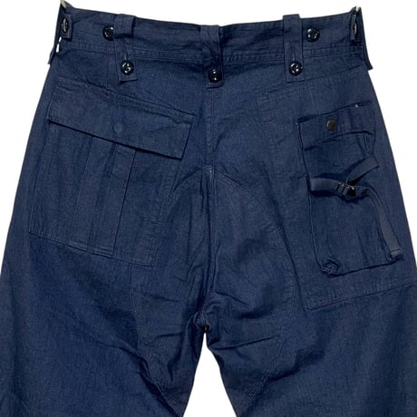 MOBTARIA"combat monky trousers"(indigo) unisex