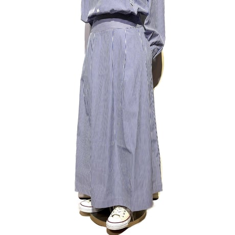 amne "STRIPE skirt" (blue) women’s