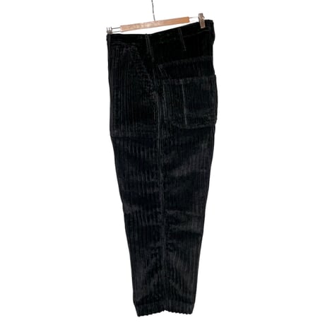 FUNSET OF ART “jumbo cord utility pants"(black)unisex